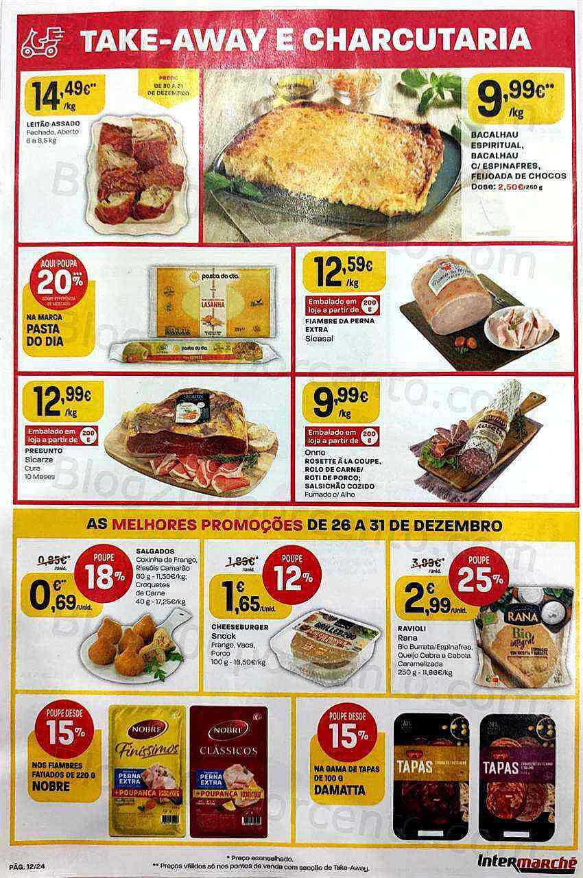 Antevisão Folheto INTERMARCHÉ Promoções de 26 a 31 dezembro