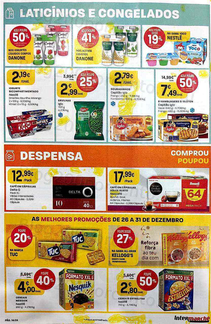 Antevisão Folheto INTERMARCHÉ Promoções de 26 a 31 dezembro