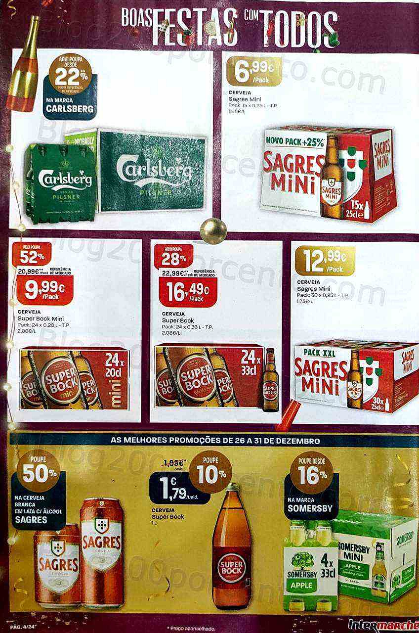 Antevisão Folheto INTERMARCHÉ Promoções de 26 a 31 dezembro