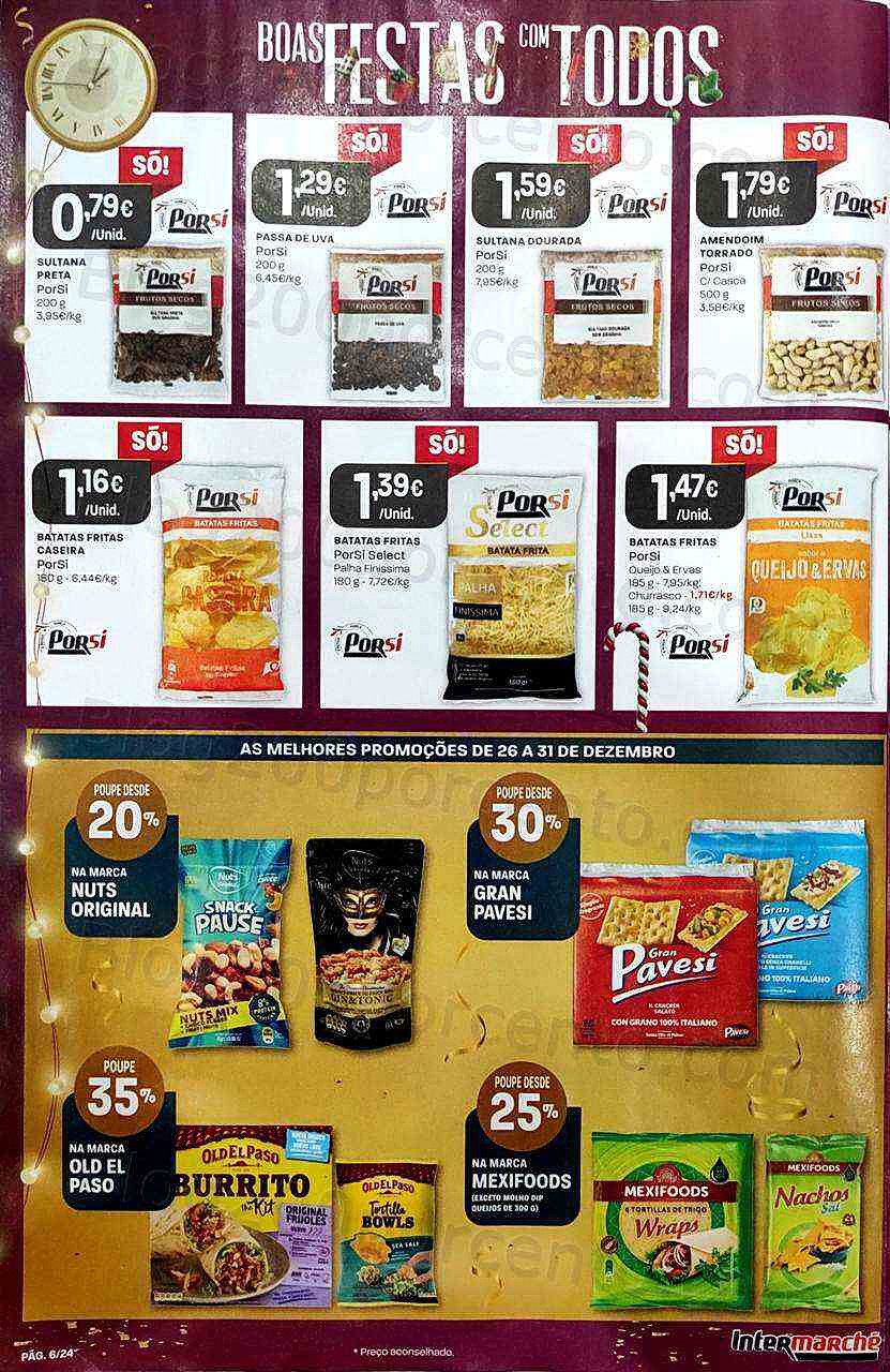 Antevisão Folheto INTERMARCHÉ Promoções de 26 a 31 dezembro