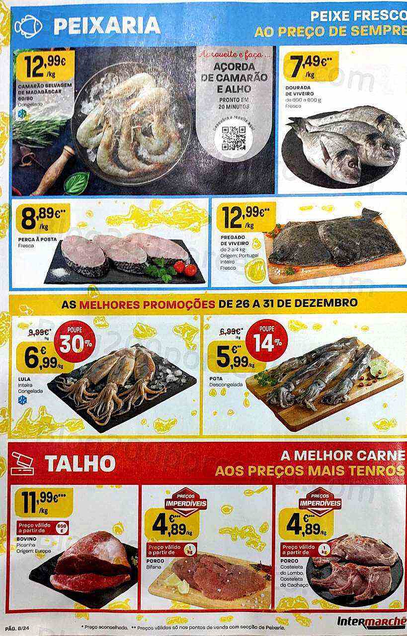 Antevisão Folheto INTERMARCHÉ Promoções de 26 a 31 dezembro