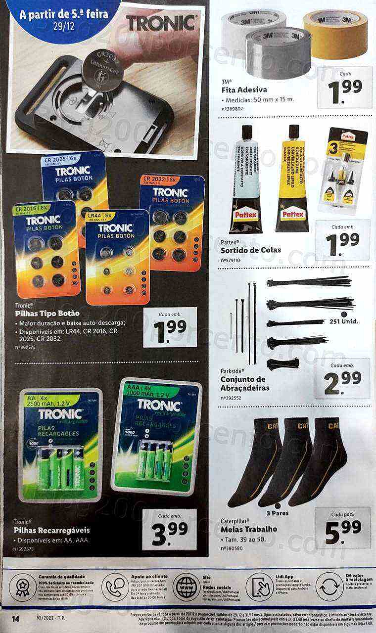 Antevisão Folheto LIDL Bazar Promoções a partir de 29 dezembro