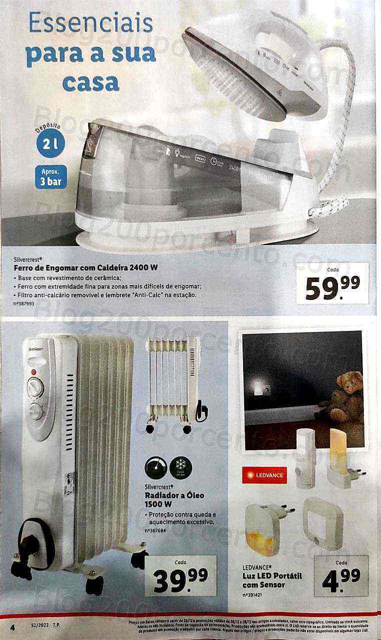 Antevisão Folheto LIDL Bazar Promoções a partir de 26 dezembro