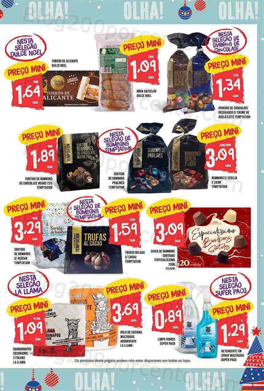 Antevisão Folheto MINIPREÇO Promoções de 22 a 28 dezembro