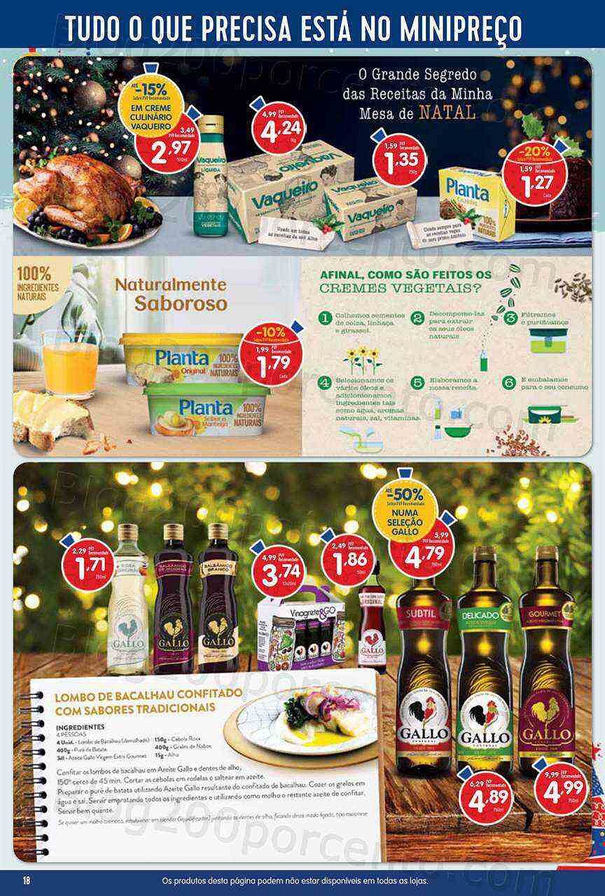 Antevisão Folheto MINIPREÇO Promoções de 22 a 28 dezembro