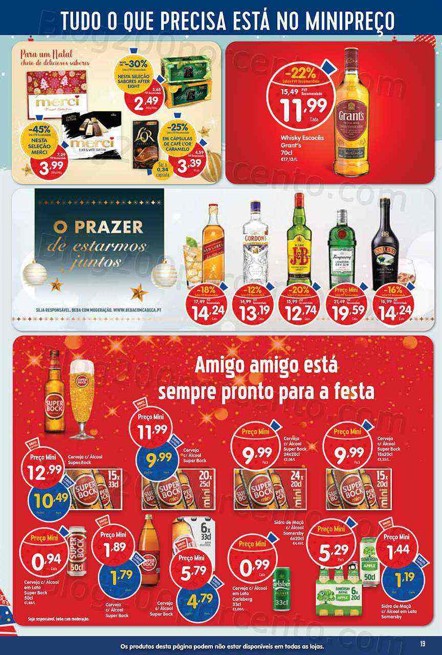 Antevisão Folheto MINIPREÇO Promoções de 22 a 28 dezembro