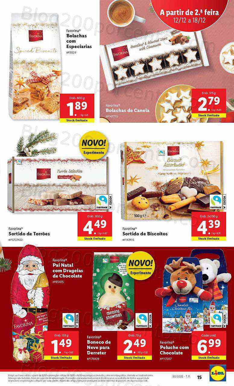 Antevisão Folheto LIDL Promoções de 12 a 18 dezembro - Edição Digital e Completa