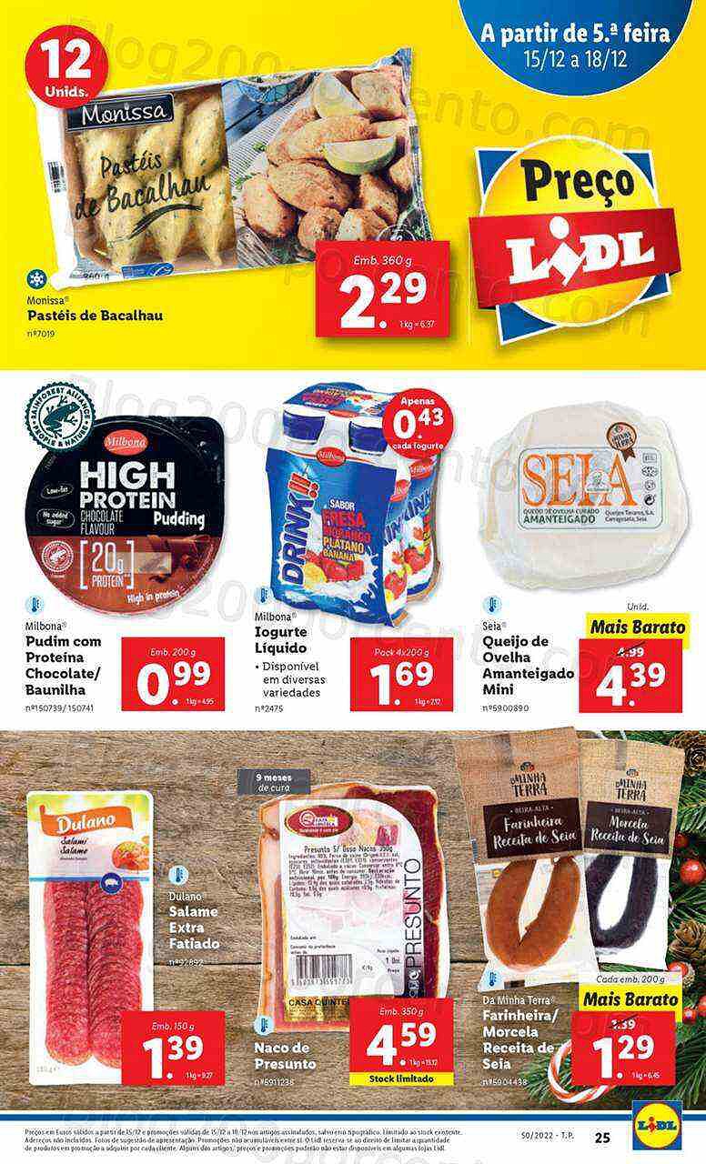 Antevisão Folheto LIDL Promoções de 12 a 18 dezembro - Edição Digital e Completa