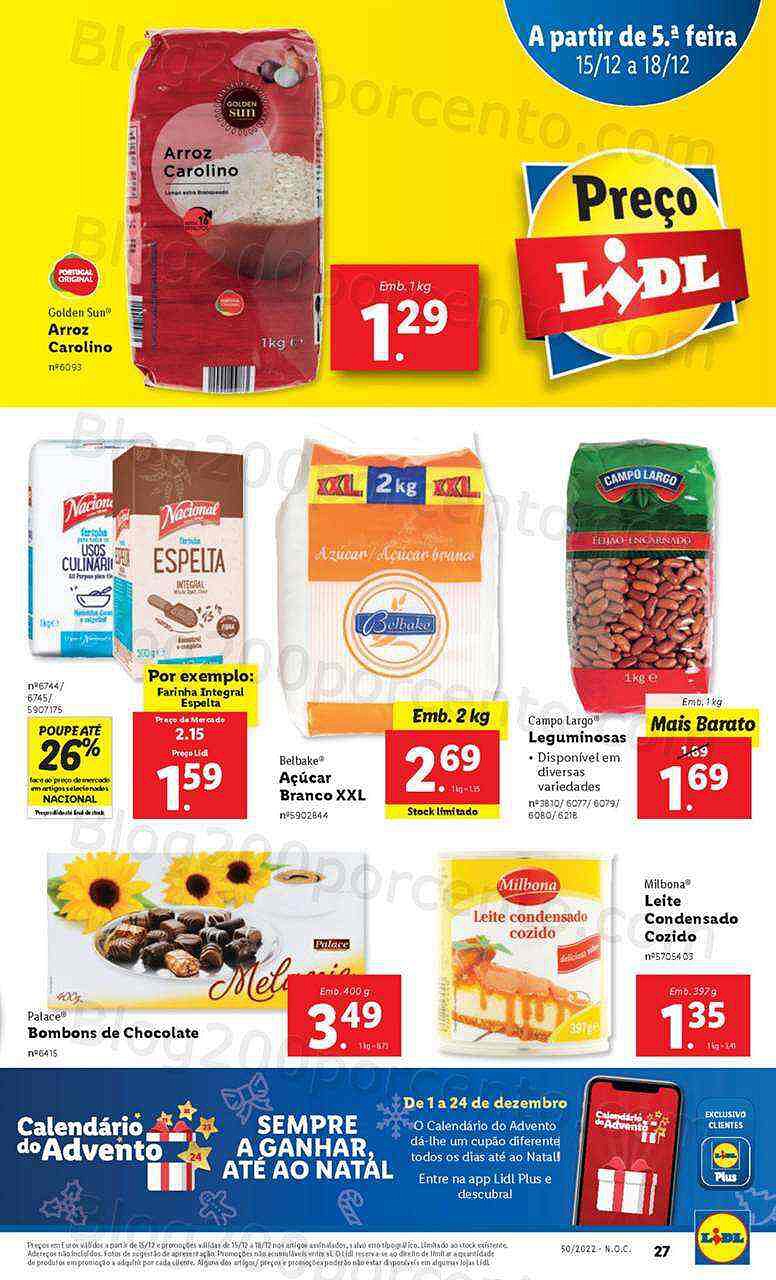 Antevisão Folheto LIDL Promoções de 12 a 18 dezembro - Edição Digital e Completa
