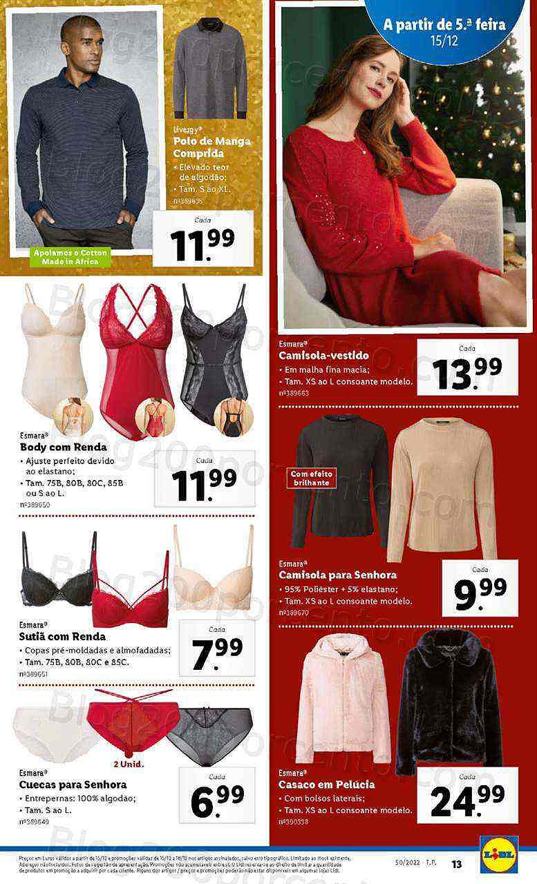 Antevisão Folheto LIDL Promoções de 12 a 18 dezembro - Edição Digital e Completa