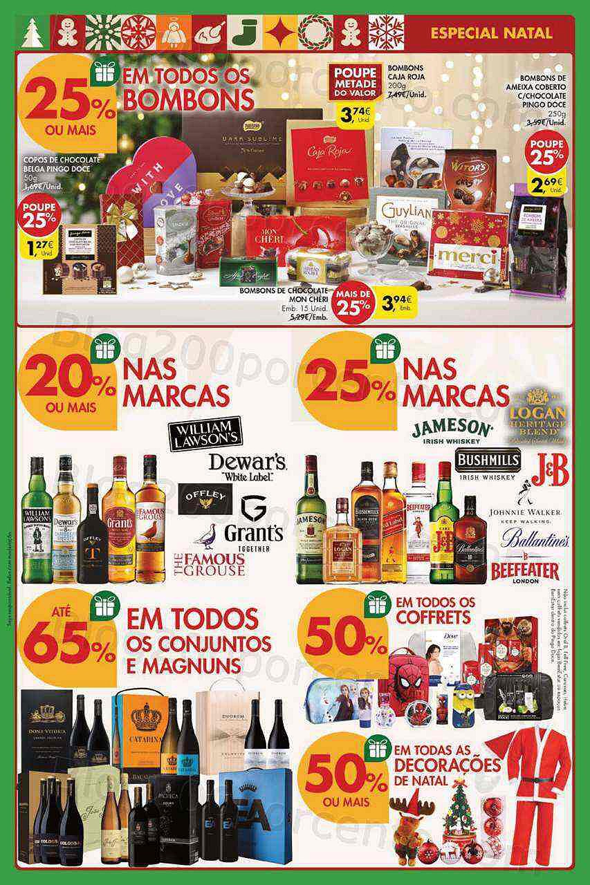 Antevisão Folheto PINGO DOCE Promoções Fim de Semana - 8 a 12 dezembro