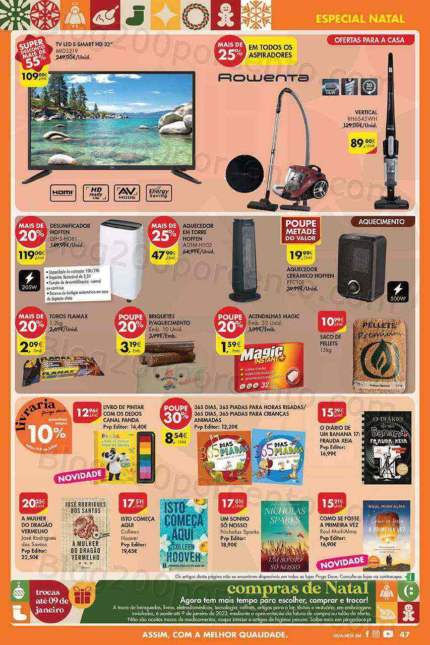 Antevisão Folheto PINGO DOCE Bazar Promoções de 13 a 19 dezembro