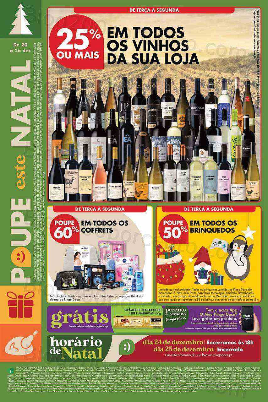 Antevisão Folheto PINGO DOCE Bazar Grandes Promoções de 20 a 26 dezembro