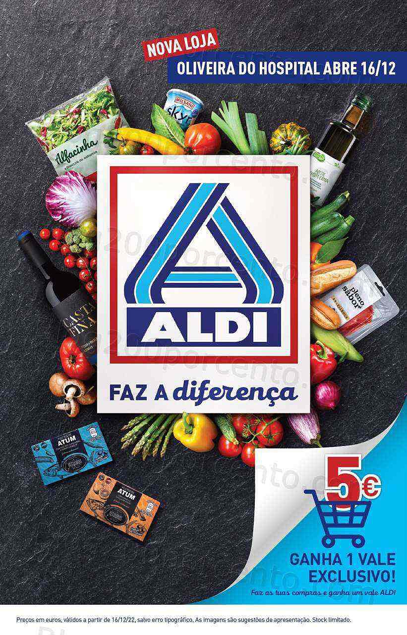 Antevisão Folheto ALDI Saldos + Aberturas Oliveira do Hospital - 16 dezembro a 10 janeiro 