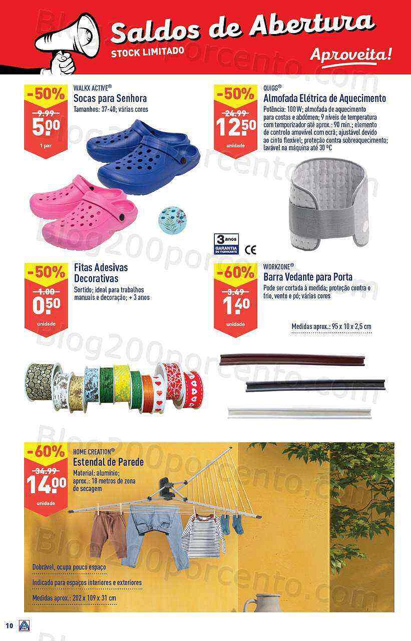 Antevisão Folheto ALDI Saldos + Aberturas Oliveira do Hospital - 16 dezembro a 10 janeiro 