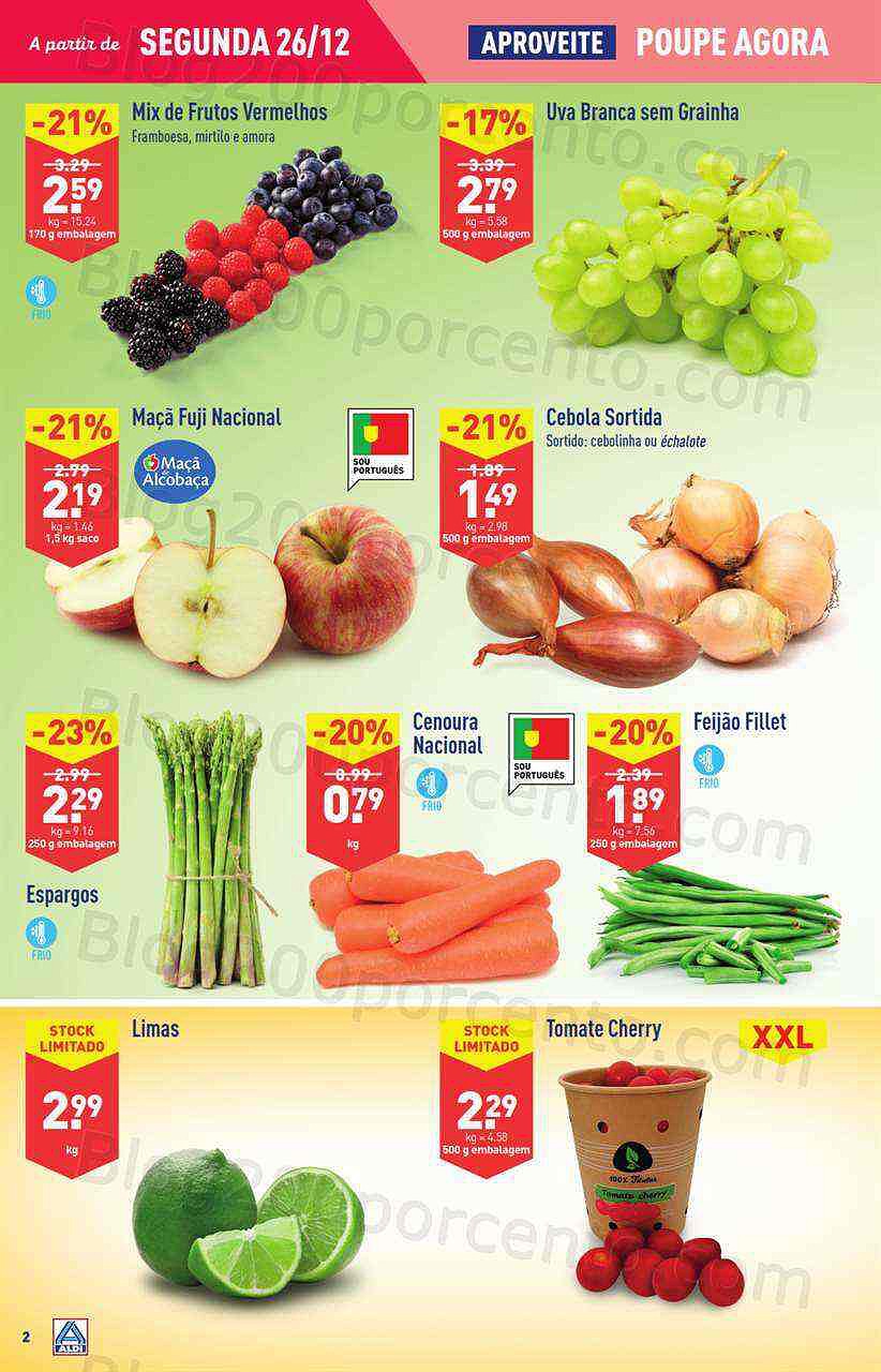 Antevisão Folheto ALDI Promoções de 26 dezembro a 3 janeiro