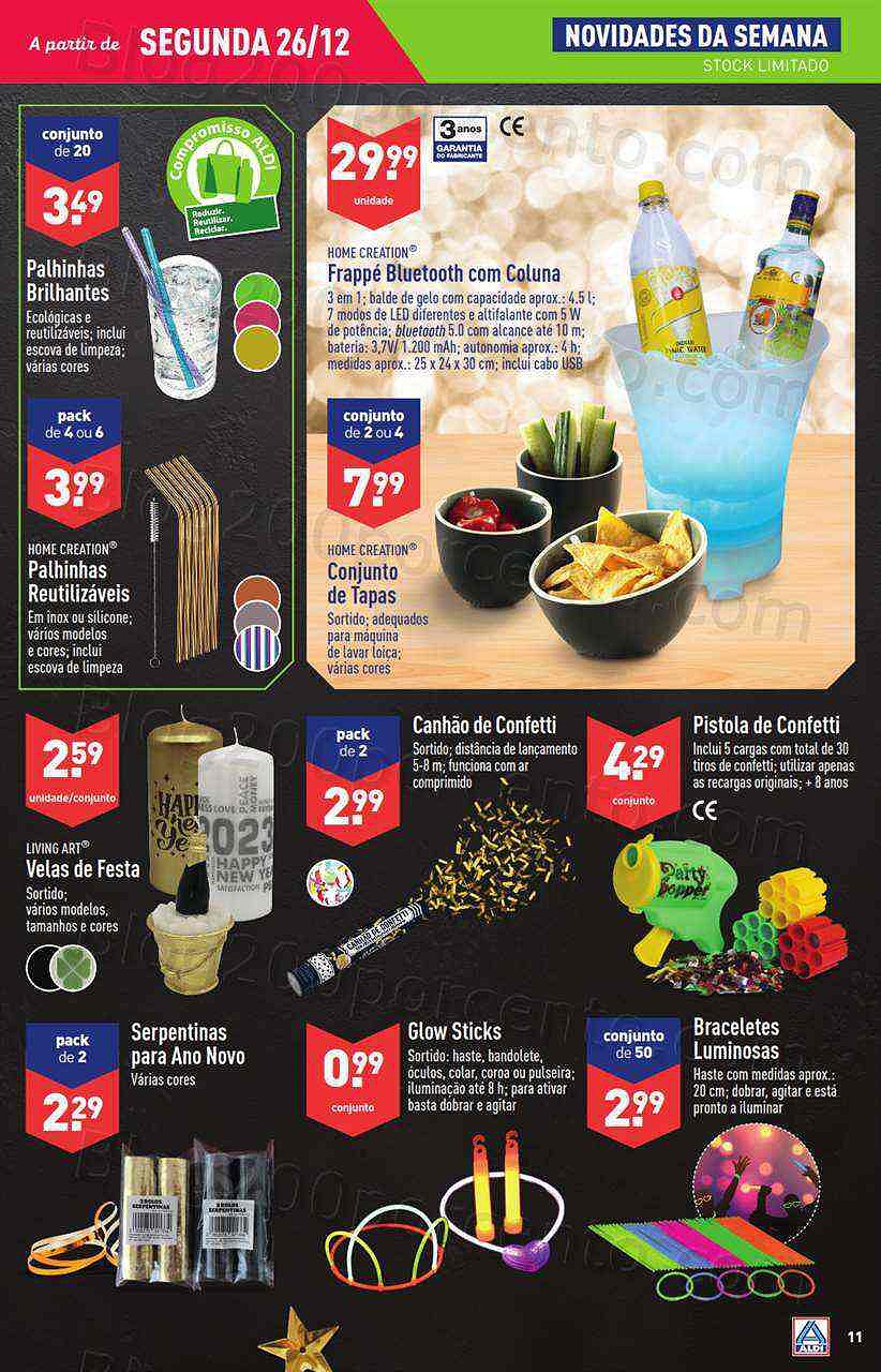 Antevisão Folheto ALDI Promoções de 26 dezembro a 3 janeiro