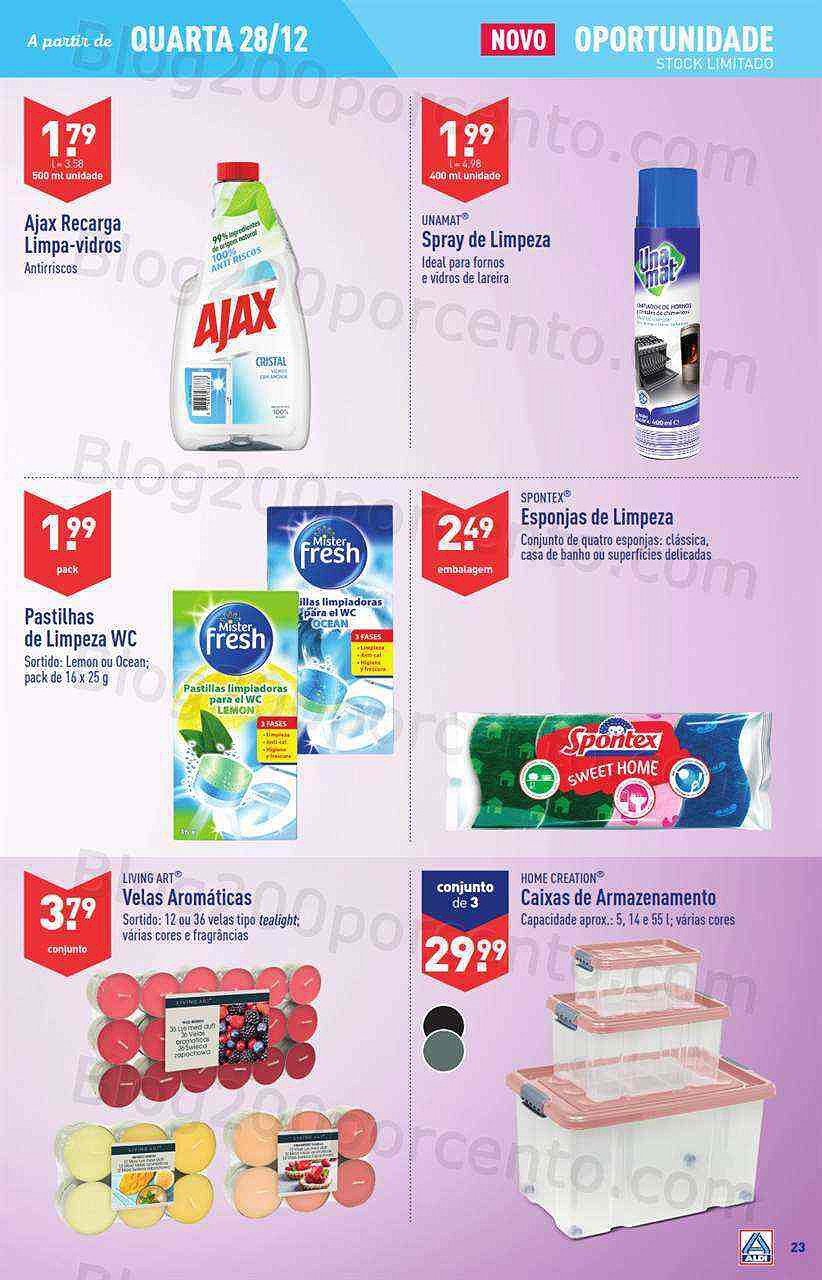 Antevisão Folheto ALDI Promoções de 26 dezembro a 3 janeiro