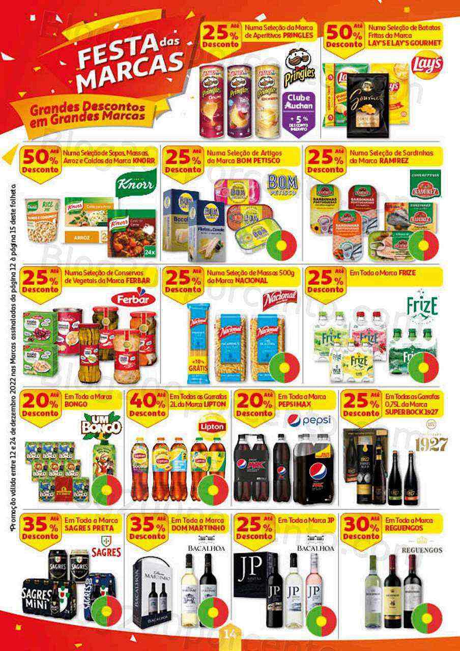 Antevisão Folheto AUCHAN Natal Promoções de 12 a 24 dezembro