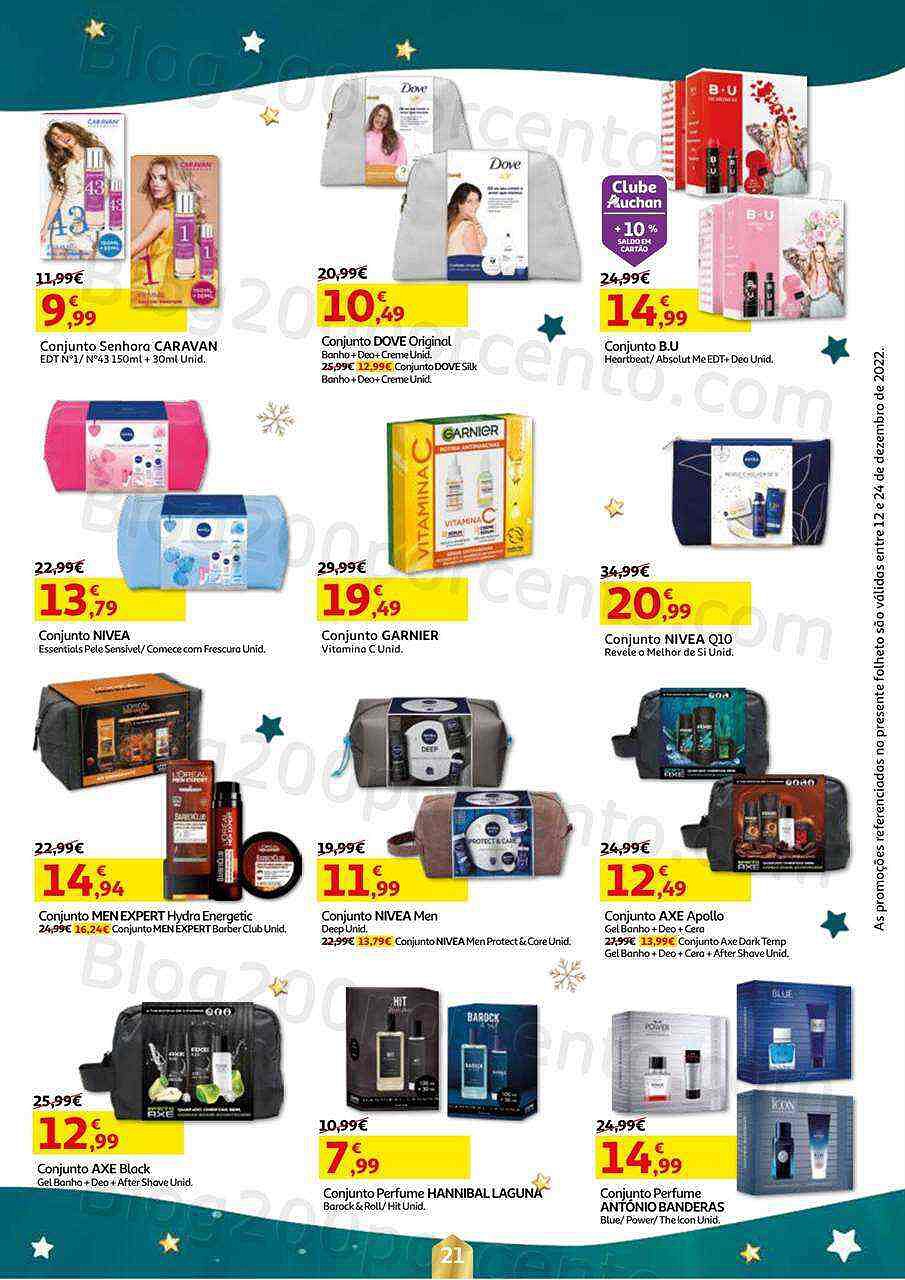 Antevisão Folheto AUCHAN Natal Promoções de 12 a 24 dezembro