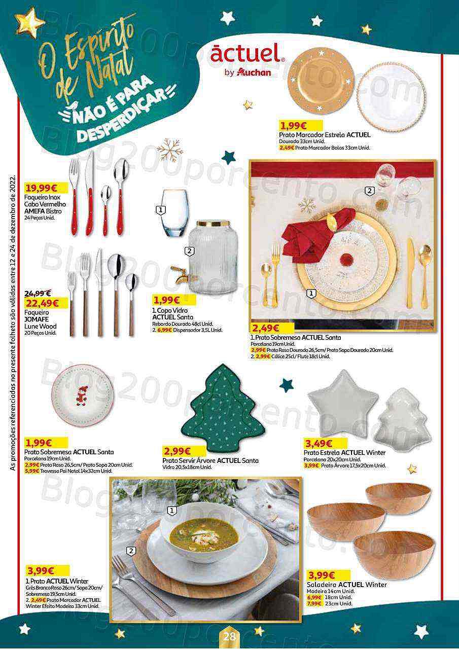 Antevisão Folheto AUCHAN Natal Promoções de 12 a 24 dezembro