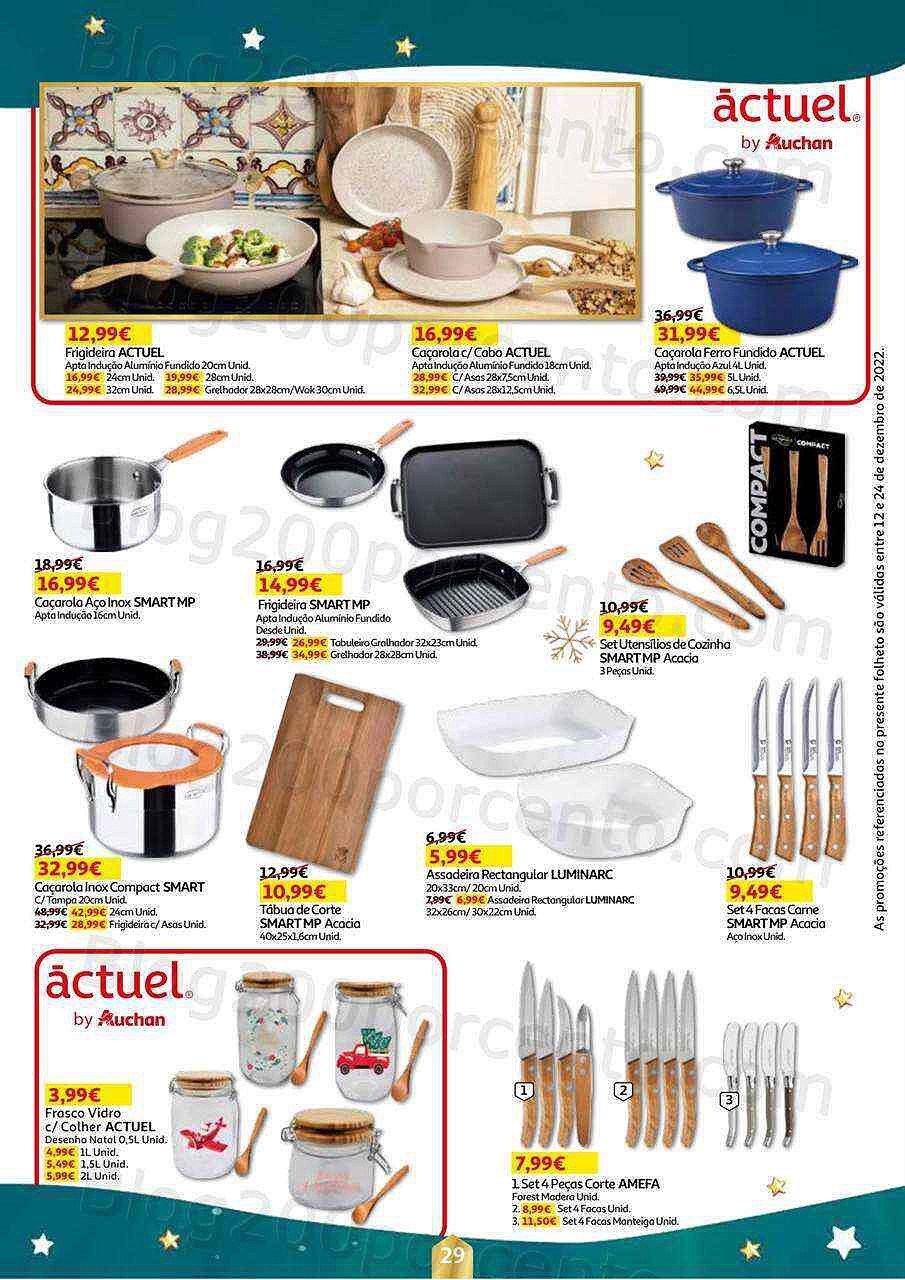 Antevisão Folheto AUCHAN Natal Promoções de 12 a 24 dezembro