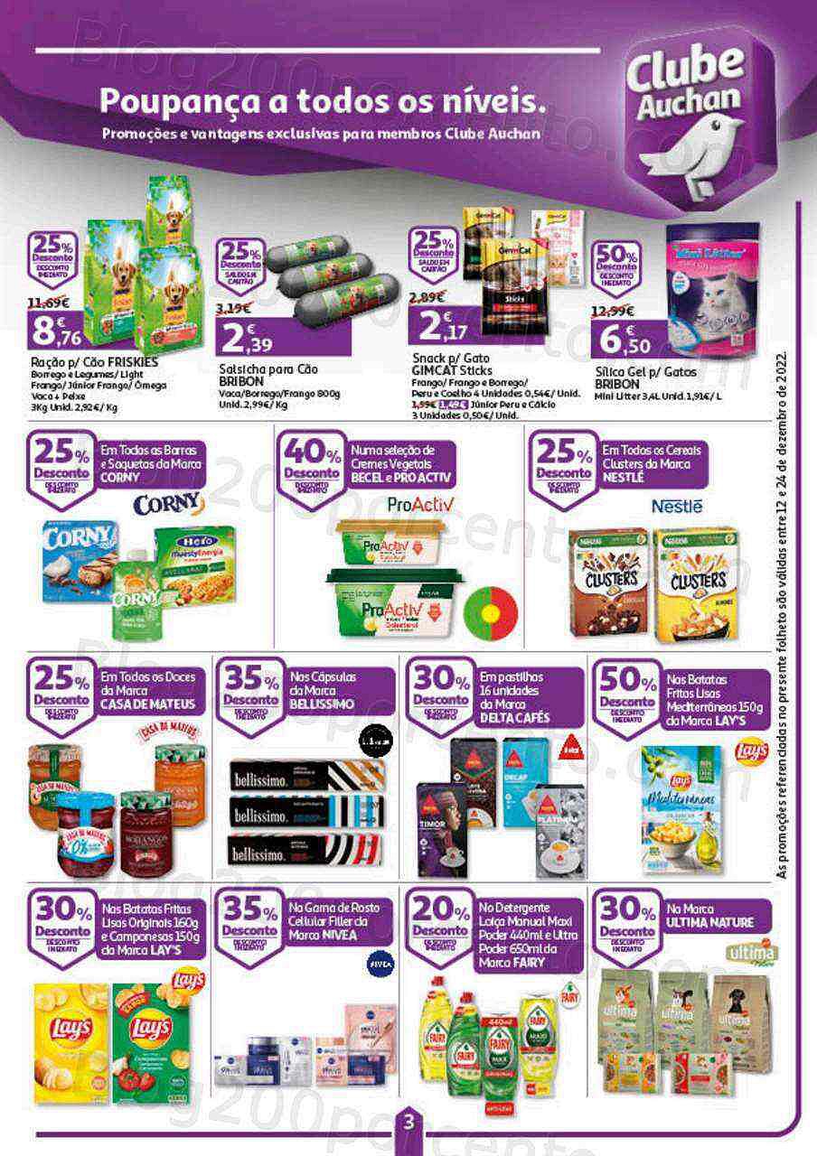 Antevisão Folheto AUCHAN Natal Promoções de 12 a 24 dezembro