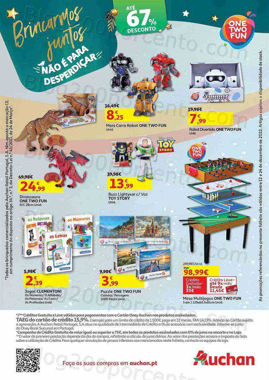 Antevisão Folheto AUCHAN Natal Promoções de 12 a 24 dezembro