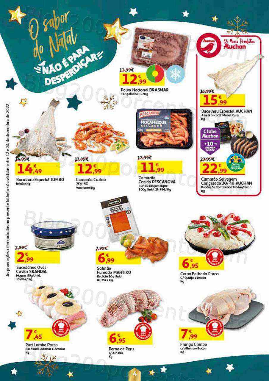 Antevisão Folheto AUCHAN Natal Promoções de 12 a 24 dezembro