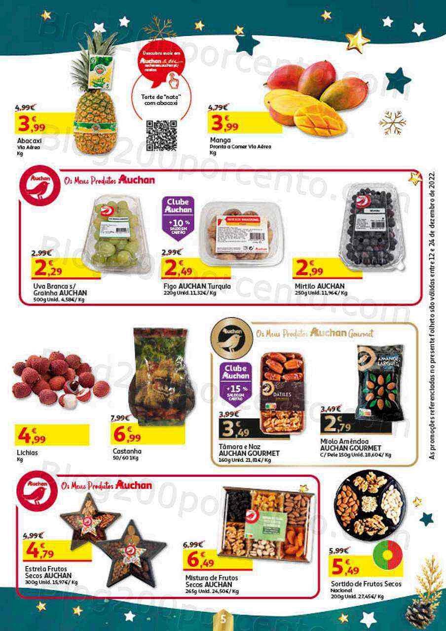 Antevisão Folheto AUCHAN Natal Promoções de 12 a 24 dezembro