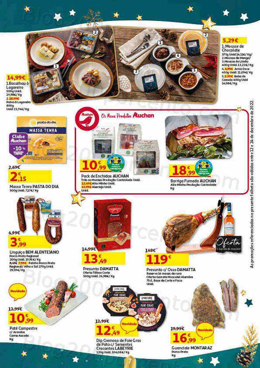 Antevisão Folheto AUCHAN Natal Promoções de 12 a 24 dezembro