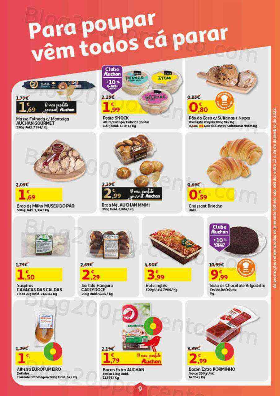 Antevisão Folheto AUCHAN Natal Promoções de 12 a 24 dezembro