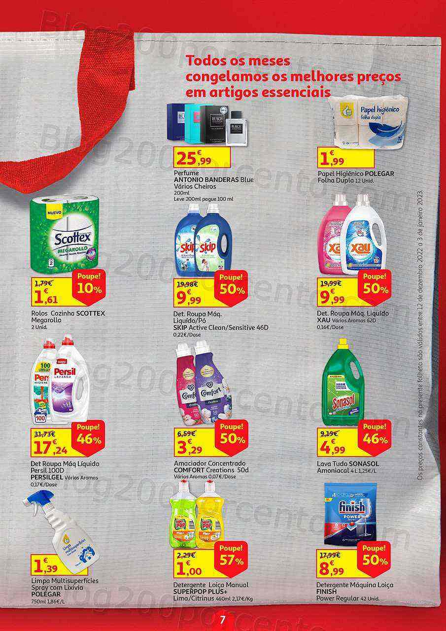 Antevisão Folheto AUCHAN Cabaz Poupança Promoções de 12 dezembro a 3 janeiro
