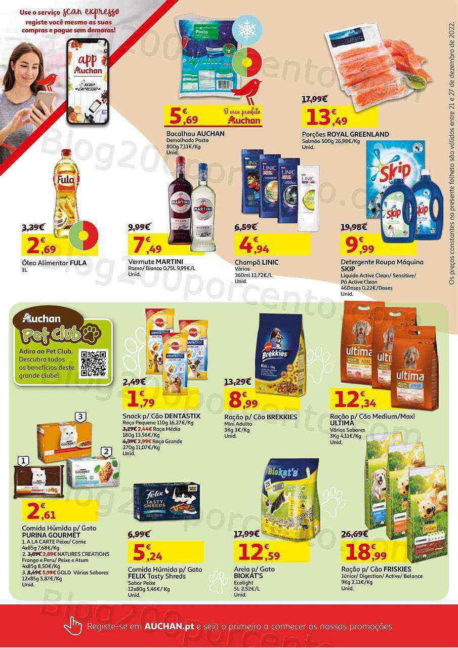 Antevisão Folheto AUCHAN Promoções de 21 a 27 dezembro