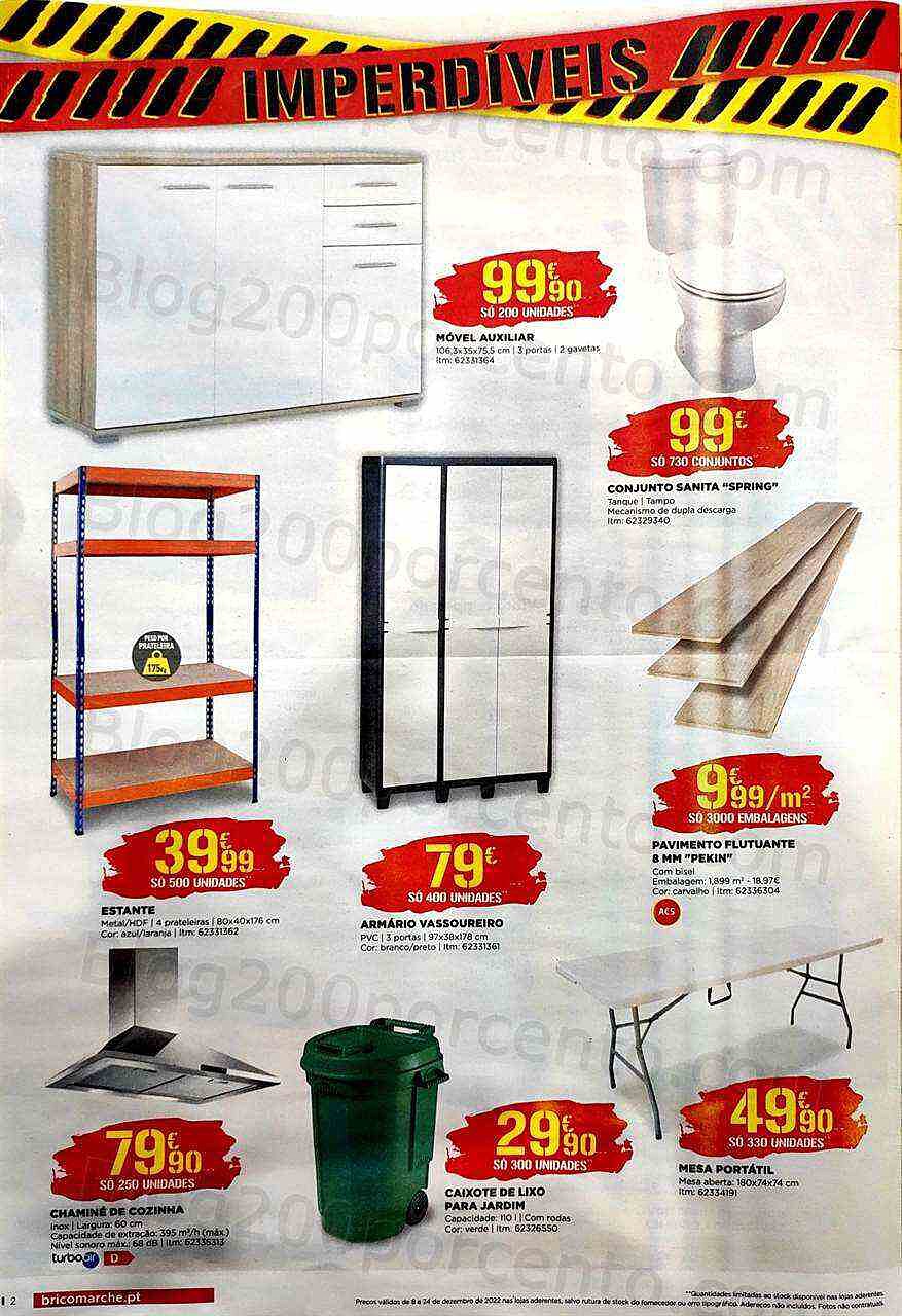 Antevisão Folheto BRICOMARCHÉ Imperdíveis de Natal - 8 a 24 dezembro