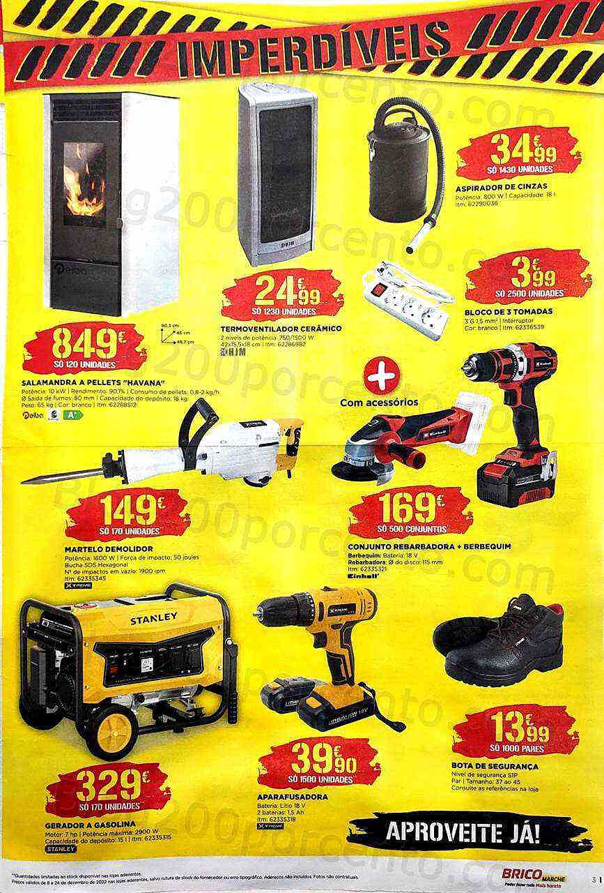 Antevisão Folheto BRICOMARCHÉ Imperdíveis de Natal - 8 a 24 dezembro