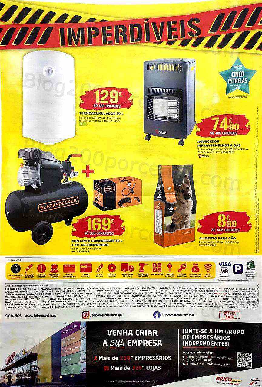 Antevisão Folheto BRICOMARCHÉ Imperdíveis de Natal - 8 a 24 dezembro