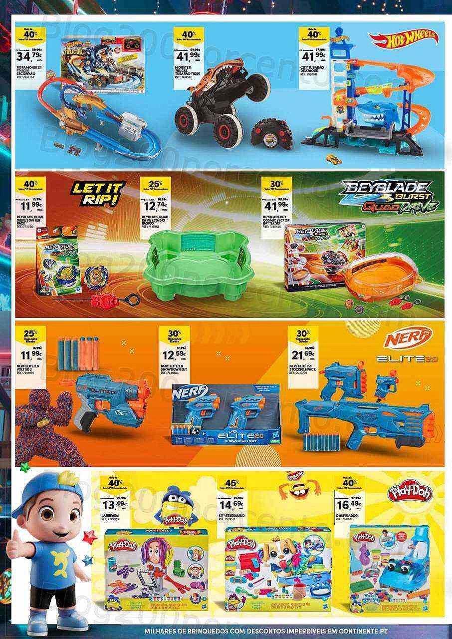 Antevisão Folheto CONTINENTE Brinquedos Promoções de 13 a 24 dezembro