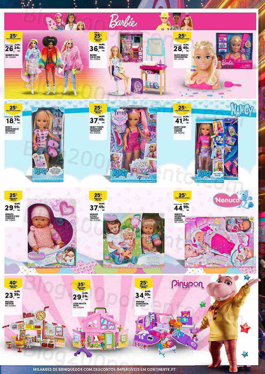 Antevisão Folheto CONTINENTE Brinquedos Promoções de 13 a 24 dezembro