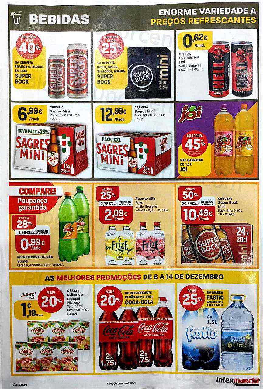 Antevisão Folheto INTERMARCHÉ Contact Promoções de 8 a 14 dezembro