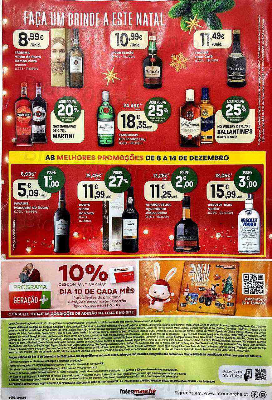 Antevisão Folheto INTERMARCHÉ Contact Promoções de 8 a 14 dezembro