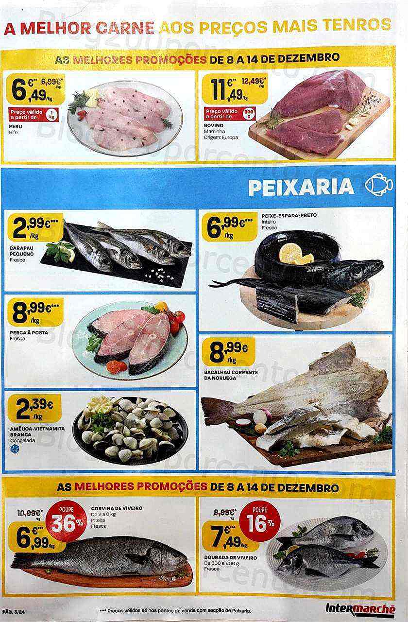 Antevisão Folheto INTERMARCHÉ Contact Promoções de 8 a 14 dezembro