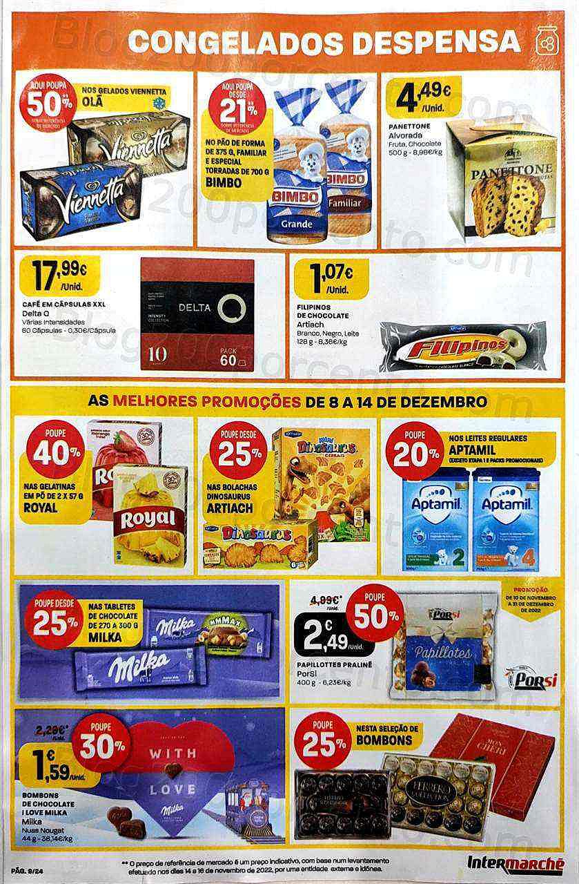 Antevisão Folheto INTERMARCHÉ Contact Promoções de 8 a 14 dezembro