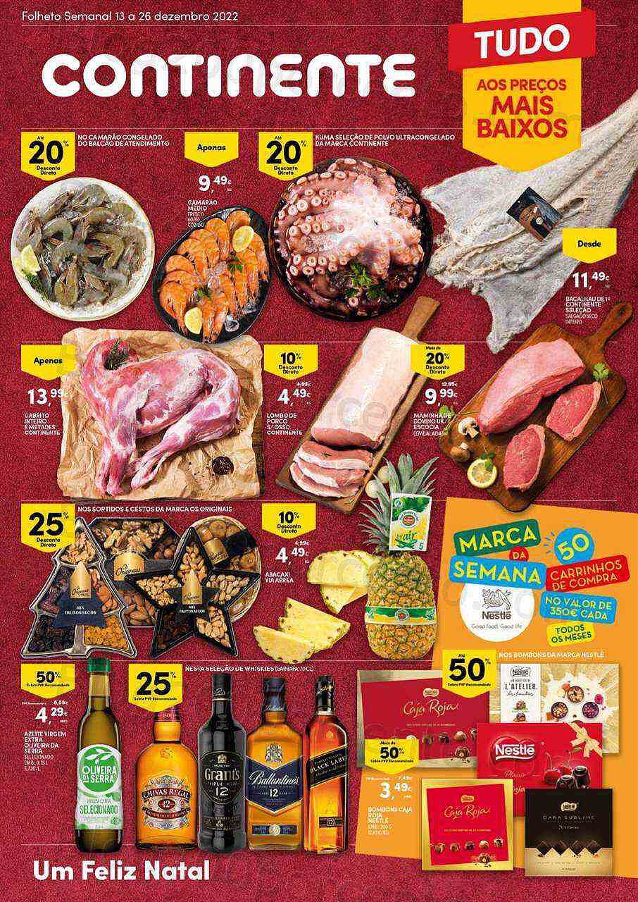 Antevisão Folheto CONTINENTE Modelo - Hiper Promoções de 13 a 26 dezembro