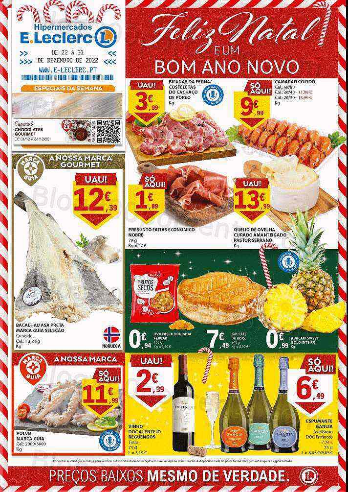 Antevisão Folheto E-LECLERC Promoções de 21 a 31 dezembro