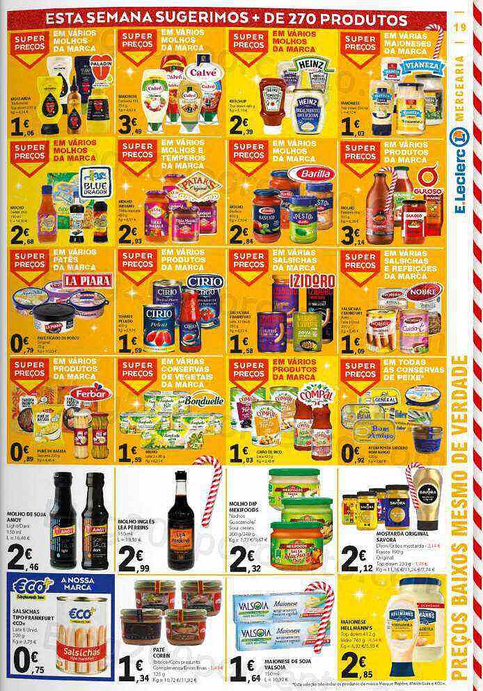 Antevisão Folheto E-LECLERC Promoções de 21 a 31 dezembro