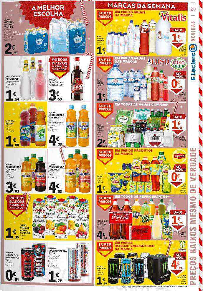 Antevisão Folheto E-LECLERC Promoções de 21 a 31 dezembro