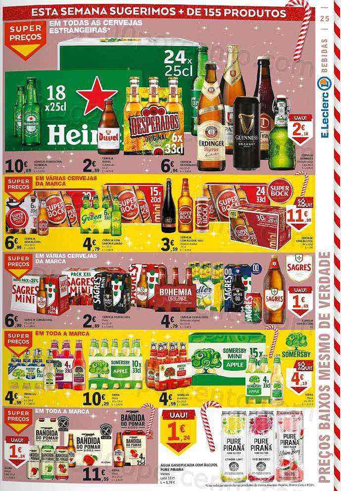 Antevisão Folheto E-LECLERC Promoções de 21 a 31 dezembro