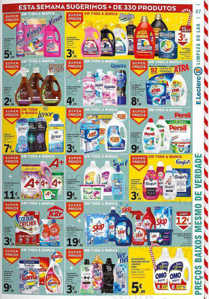 Antevisão Folheto E-LECLERC Promoções de 21 a 31 dezembro