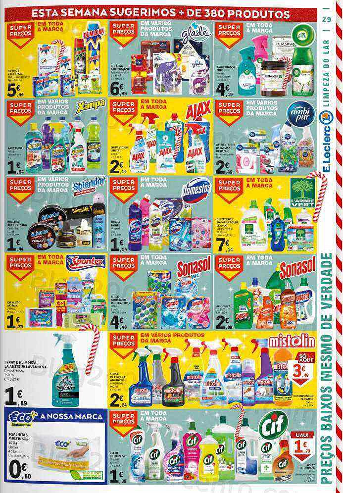 Antevisão Folheto E-LECLERC Promoções de 21 a 31 dezembro